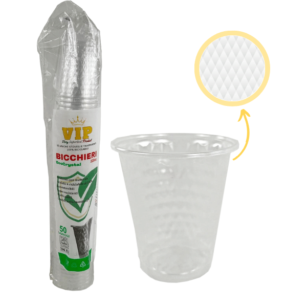 Bicchieri 220cc VIP Ecocrystal