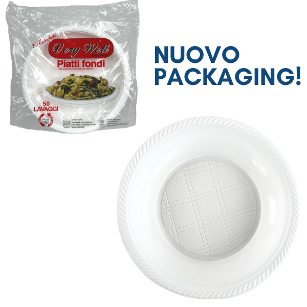 Piatti Fondi Very Well - Pacco Scorta 40pz