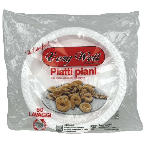 Piatti Piani Very Well - Pacco Scorta 40pz - immagine 3