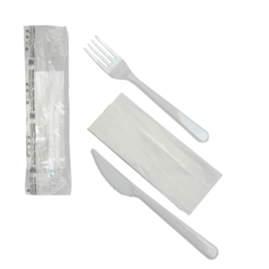 Bis Posate | Forchetta, Coltello, Tovagliolo